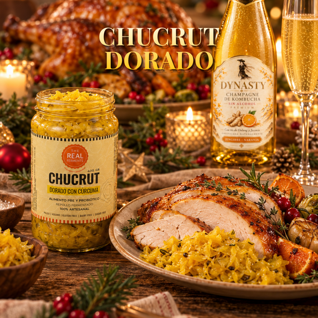 CHUCRUT DORADO CON CÚRCUMA 400 GR - Imagen 2