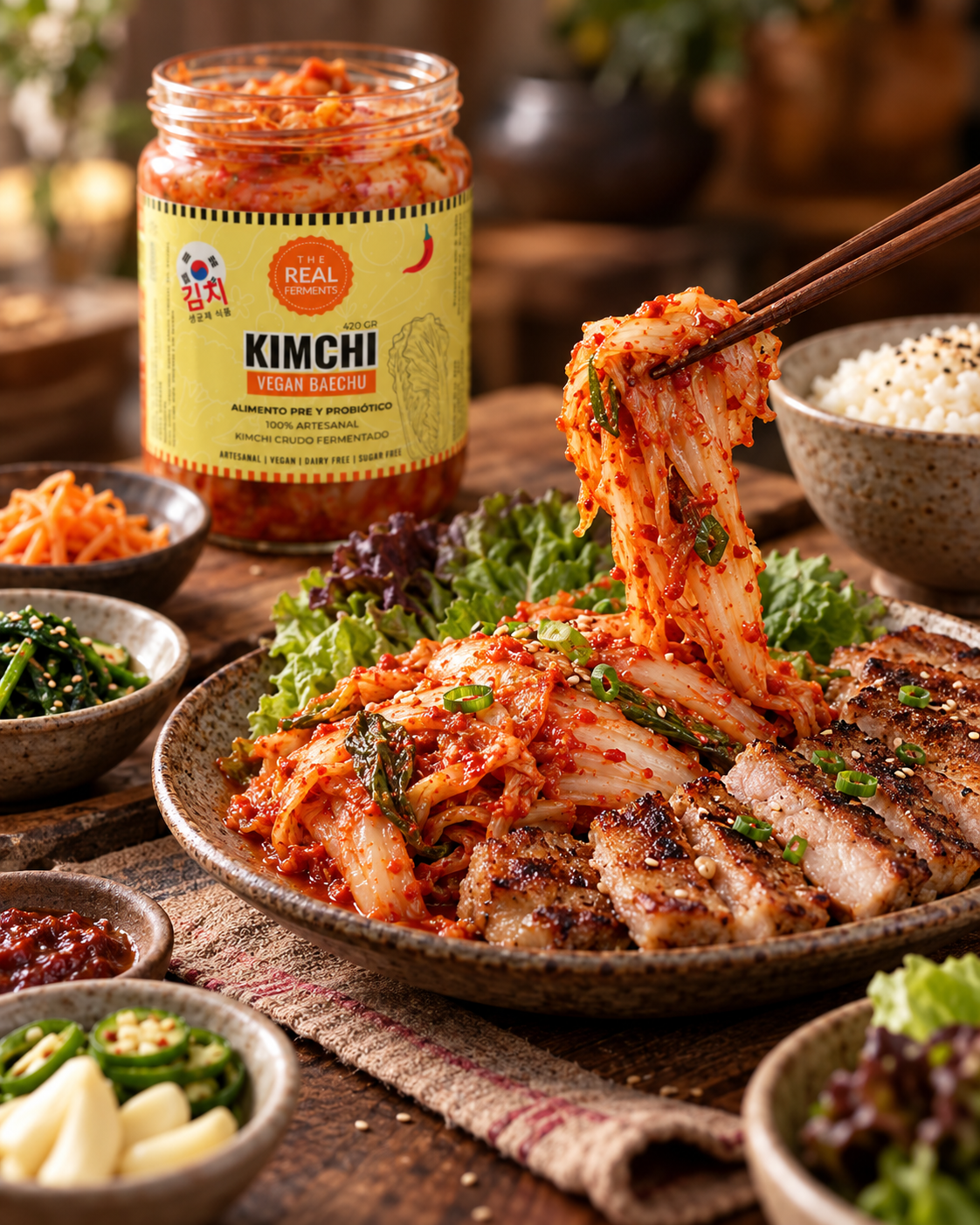 KIMCHI COREANO BAECHU (RECETA ORIGINAL) 420 GR - Imagen 2