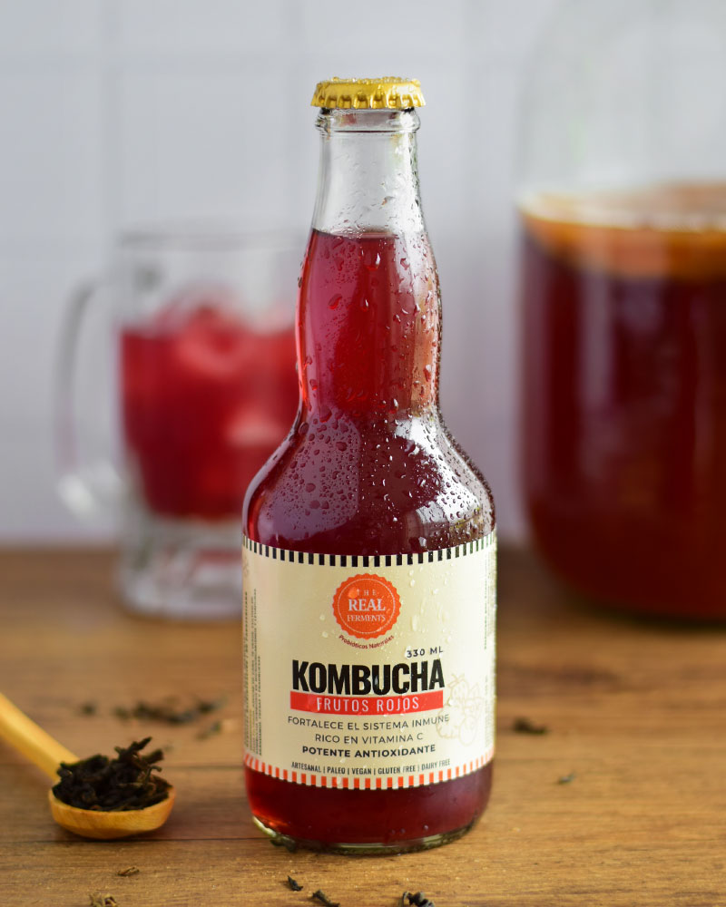 KOMBUCHA FRUTOS ROJOS 330 ML