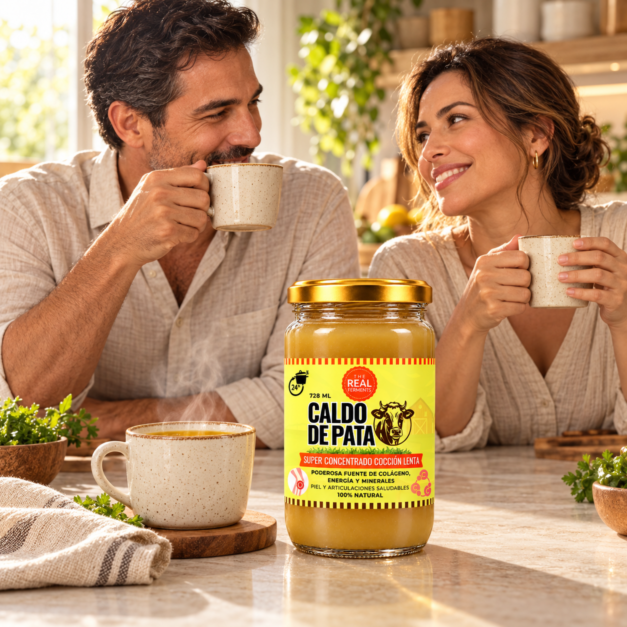 CALDO DE PATA DE RES 728 ML - Imagen 2